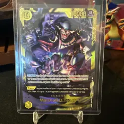Marshall.D.Teach OP16-119 - One piece TCG - The Time of Battle - Secret Rare - Image 1