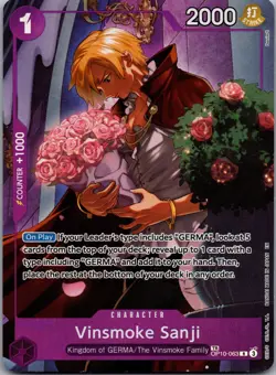 One Piece Legacy of the Master Vinsmoke Sanji Treasure Rare #OP10-063 NM A11 - Image 1