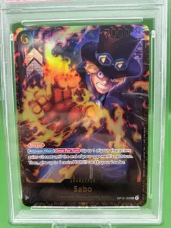 2025 ONE PIECE PROMOS STORE TREASURE CUP-CHAMPION #120 SABO PSA 10 - Image 3