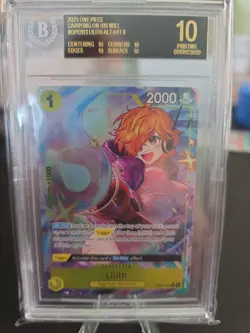2025 One Piece - Carrying On His Will OP-13 Lilith Alt Art R BGS 10 Black Label! - Image 1