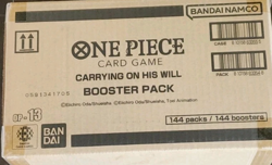 🔥One Piece OP-13 Carrying On His Will 144 Sleeved BOOSTER CASE Factory Sealed - Image 1