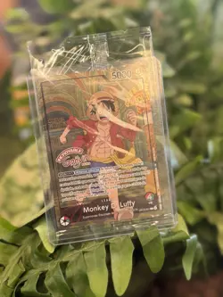 Monkey D. Luffy OP13-001 Leader Promo Foil French One Piece CCG 5000 Power - Image 2
