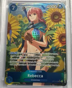 One Piece OP10-058 Royal Blood Rebecca Alt Art PSA 10 - Image 3