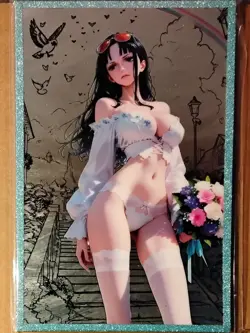 Nico Robin One Piece Illustration A6 Art Board - Image 1