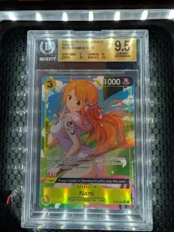 BGS 9.5 Gem Mint Nami ST29-008 Alt Art Promo One Piece Egghead English - Image 1