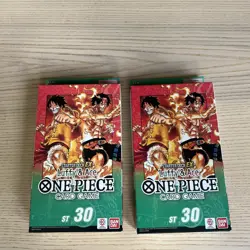 ONE PIECE🔥LUFFY & ACE STARTER DECK ST-30 ST30 IN HAND SEALED English🔥(2 boxes) - Image 1