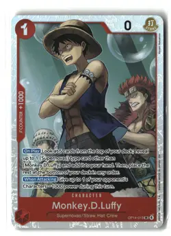 The Azure Sea's Seven #OP14-013 Monkey.D.Luffy - Image 1