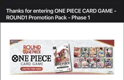 One Piece round 1 Promotion Pack Pre Sale - Image 1