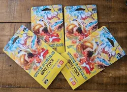 One Piece OP15 EB04 Adventure Kami Island Sleeved Booster Pack Lot Of 4 English - Image 2