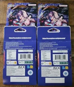 Lot of 4 One Piece OP-14 The Azure Sea's Seven Sleeved Booster Packs English - Image 2