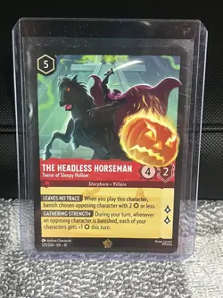 Disney Lorcana Whispers In The Well THE HEADLESS HORSEMAN Legendary #125/204 b - Image 2
