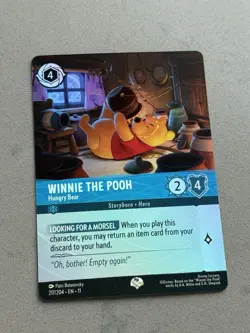 Winnie The Pooh Hungry Bear 217/204 Epic Foil Winterspell Disney Lorcana - NM - Image 5