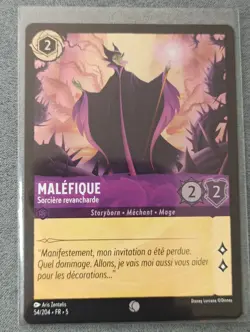 Carte LORCANA FR - Chapitre 5 54/204 Malefique - ✨ FOIL ✨ Neuf - Image 1