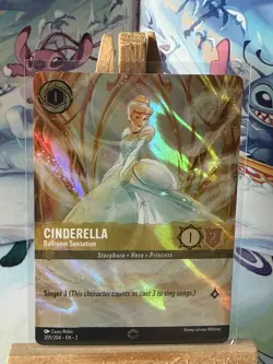 Disney Lorcana Cinderella Ballroom Sensation Enchanted 205/204 - Image 1