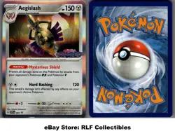 2023 Pokemon, Scarlet & Violet Promos, #SVP 060 Aegislash, Holo Black Star Promo - Image 1