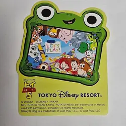 Disney Lorcana Buzz Lightyear Holographic Promo Card & Sticker Tokyo Disneyland - Image 4