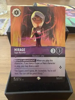 Mirage - Super Recruiter 208/204 Epic Holofoil Wilds Unknown NM Disney Lorcana - Image 1