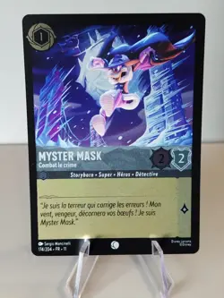Carte LORCANA FR - Chapitre 11 174/204 Myster Mask - ✨FOIL✨Neuf - Image 1