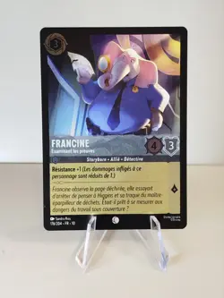 Carte LORCANA FR - Chapitre 10 176/204 Francine -✨FOIL✨Neuf - Image 1