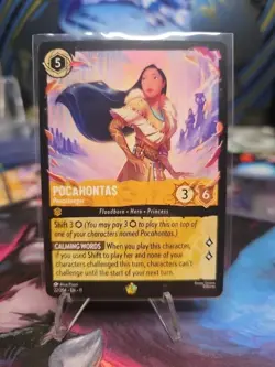 Disney Lorcana Pocahontas - Peacekeeper 22/204 Winterspell Non Foil Legendary - Image 1