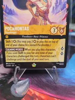 Disney Lorcana Pocahontas - Peacekeeper 22/204 Winterspell Non Foil Legendary - Image 3