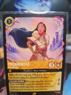Disney Lorcana Pocahontas - Peacekeeper 22/204 Winterspell Non Foil Legendary - Image 4
