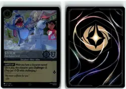 Disney Lorcana TCG Stitch High Badness Level 35/P3 Foil Promo - Image 3