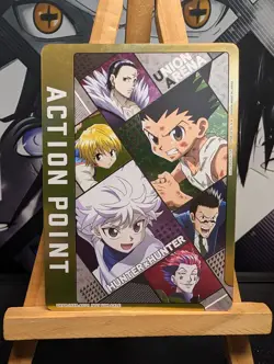 Union Arena Hunter X Hunter Action Point Card UEPR/HTR-AP01 Holo Foil LP CCG TCG - Image 1