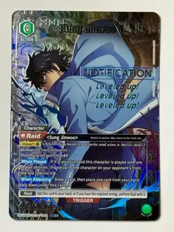 Union Arena Solo Leveling (Sung Jinwoo) UE17BT/SLG-1-049 SR 1-Star Alt Art ENG - Image 1