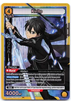 Kirito UEX06BT/SAO-2-002 Foil Union Arena: Sword Art Online Vol.2 - Image 1