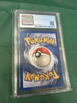 2002 Pokemon Legendary Collection #58 Omastar Reverse Holo Foil CGC 8.5 NM-MT+ - Image 2