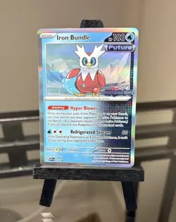 IronBundle SVP058 Black Star Promos Paradox Rift Prerelease Holo Pokemon TCG NM - Image 1