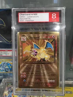 Charizard Celebrations Metal Card 004/102 Miscellaneous Cards & Products Holo - Image 1