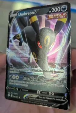 2021 POKEMON EVOLVING SKIES UMBREON V 094/203 PRE OWNED USED CARD - Image 3