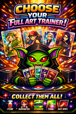 Pokemon Card Choose Your Card Full Art Trainer NM - Image 1