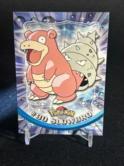 Slowbro #80 Pokemon Topps Series 1 TCG Blue Logo Label 1st Print Pokemon NM - Image 2