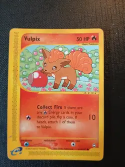Aquapolis Vulpix Old Pokemon Card 2002 116/147 - Image 1