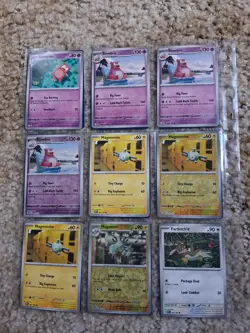 Pokemon 151 Reverse Holo + Holo Lot (162) Cards Mint, some Duplicates - Image 3