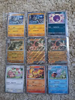 Pokemon 151 Reverse Holo + Holo Lot (162) Cards Mint, some Duplicates - Image 4