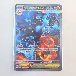 Mega Charizard X EX 125/094 Phantasmal Flames Holo Pokemon TCG Card ME02 - Image 1