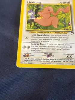 Lickitung Southern Islands 16/18 Rare Pokemon 2001 played - Image 5