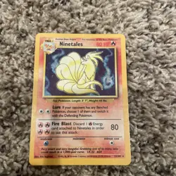 Ninetales - 12/102 - Holo Rare - Base Set - Pokemon Card - HP - Image 1