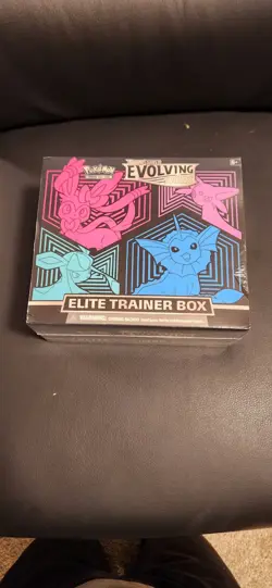 Pokemon Evolving Skies Elite Trainer Box ETB Sealed, Small Tear - Image 1