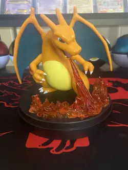Charizard EX Super-Premium Collection (Figure Only), Pokemon Card Stand - Image 1