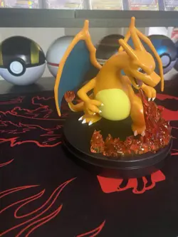 Charizard EX Super-Premium Collection (Figure Only), Pokemon Card Stand - Image 2