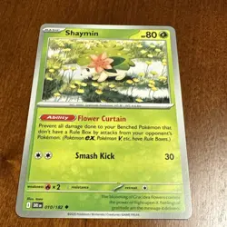 Shaymin 010/182 Destined Rivals Regular Pokemon TCG Card - Image 1