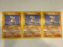 3 Card Lot (2) Cubone 1st Edition Common Jungle 50/64 LP - Image 1