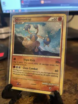 Pokemon TCG Hitmontop HeartGold SoulSilver Holo Rare Card 5/123 LP Condition - Image 3