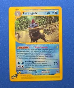 Pokemon TCG Feraligatr 47/165 Expedition Card - E Reader Non Holo LP++ - Image 1