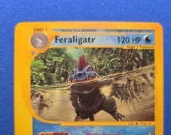Pokemon TCG Feraligatr 47/165 Expedition Card - E Reader Non Holo LP++ - Image 3
